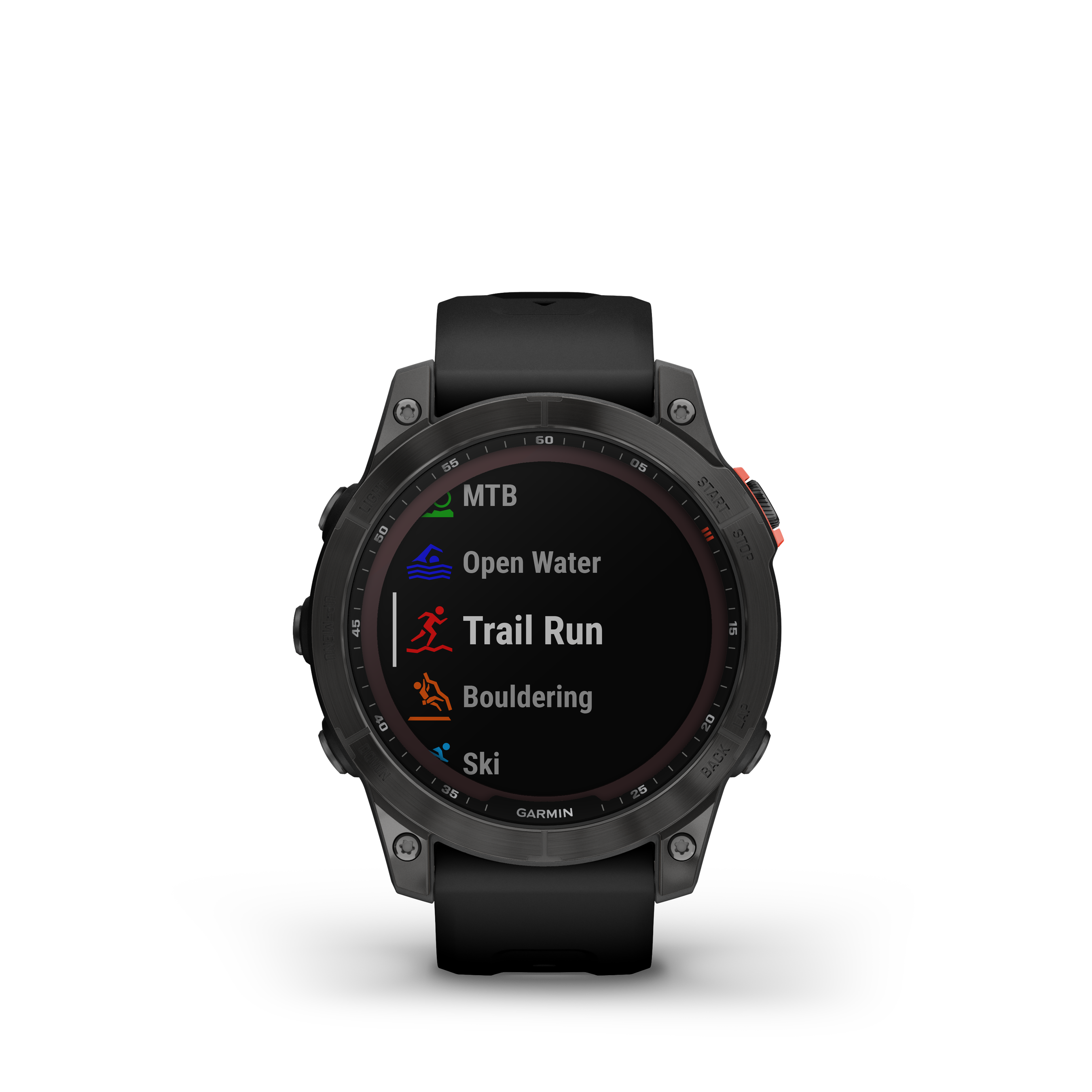 FENIX 7 SOLAR Multisportuhr 47mm / schiefergrau mit schwarzem armband