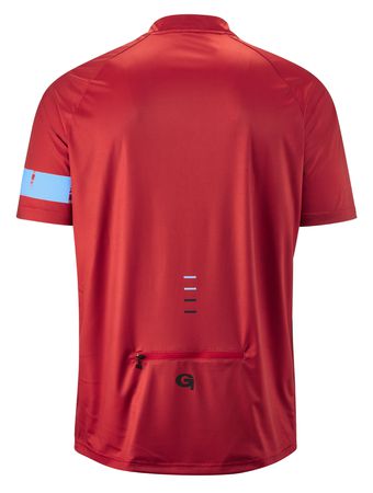 AVISIO Herren-Kurzarmtrikot / chili pepper / S
