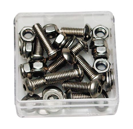 FIX LINSENKOPF Inbus-Schraubenset, rostfrei