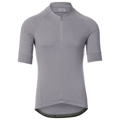 NEW ROAD Herren-Gravel-Kurzarmtrikot / sharkskin heather / M