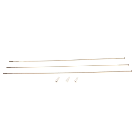 Spoke and Nipple 270mm CX-Ray Straight Pull Qty 3 / silver