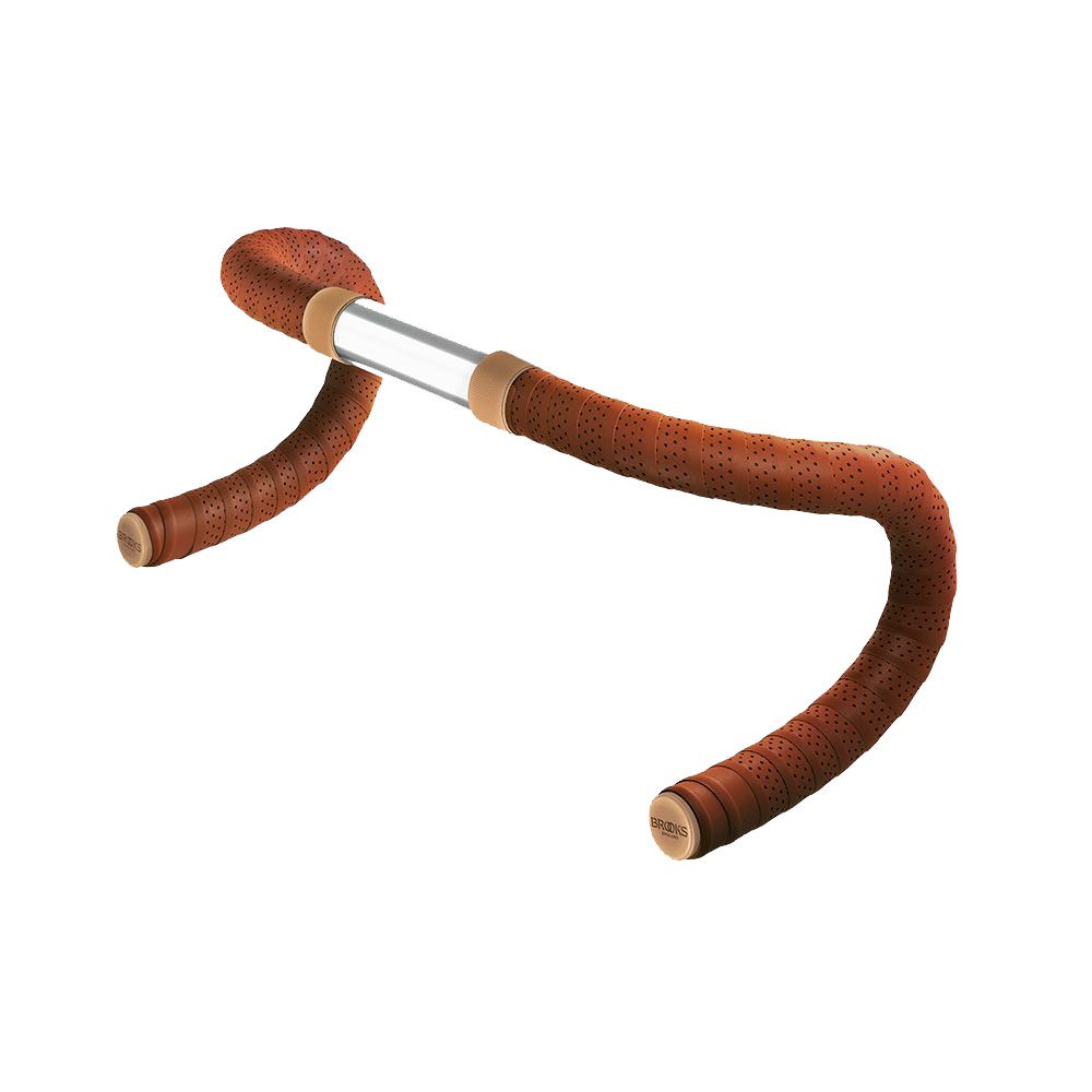 VINTAGE Leder-Lenkerband / honey brown