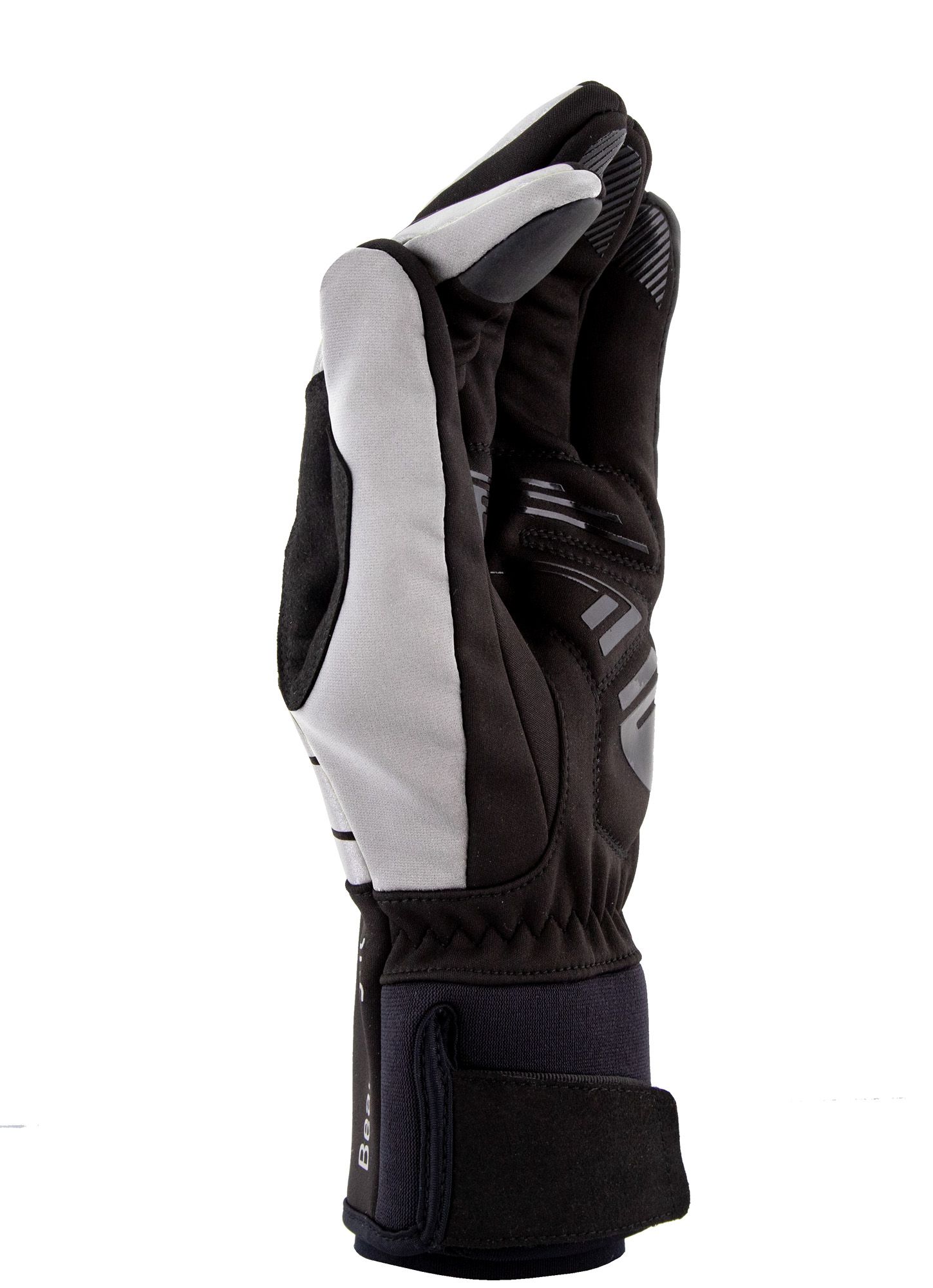 BEAM LIGHT reflektierende Unisex-Softshell-Handschuhe / silber / 3XL=12