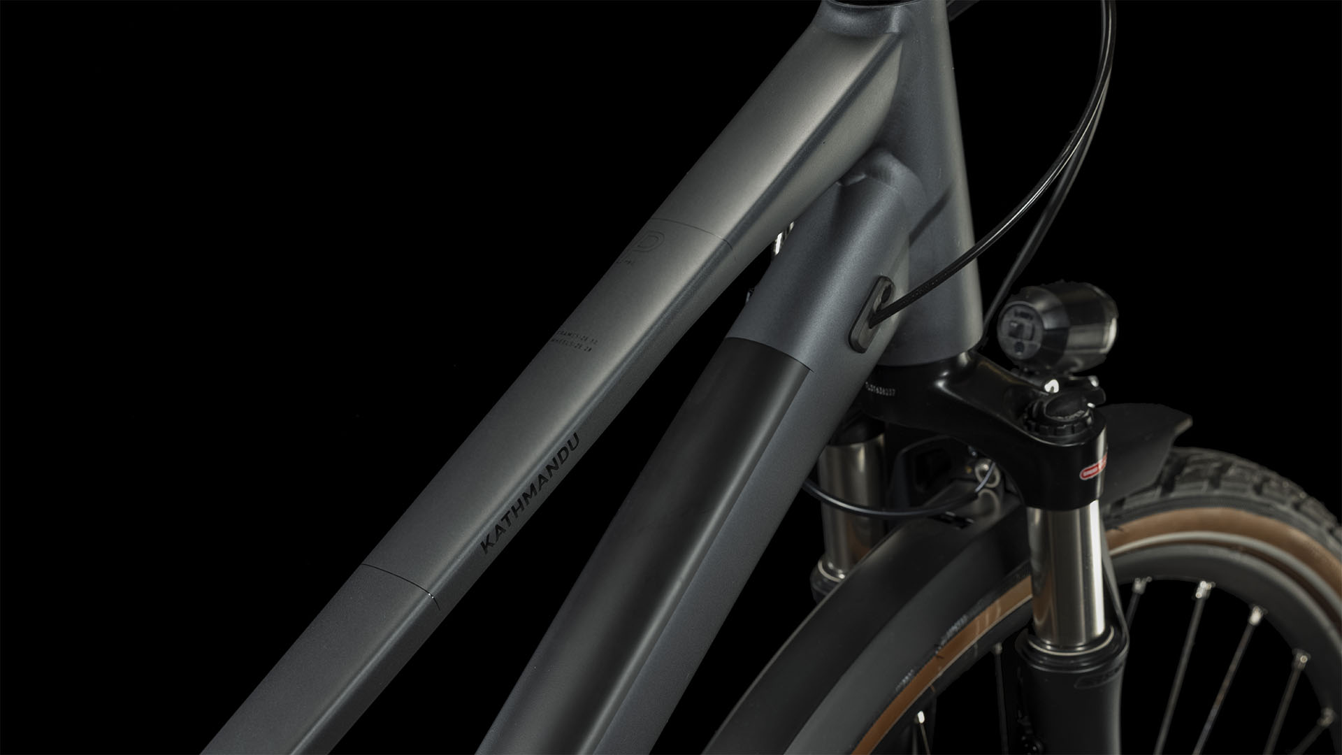 KATHMANDU PRO Trapez City- und Alltagsvelo / grey black / 46 CM