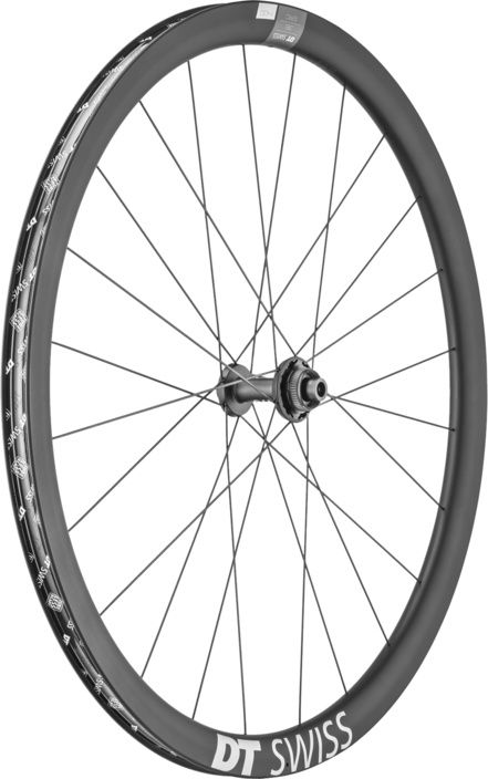 ERC 1400 DICUT Laufrad / Black / Vorderrad, 28", 700C, DB CL, 35mm, 100/12mm, Steckachse