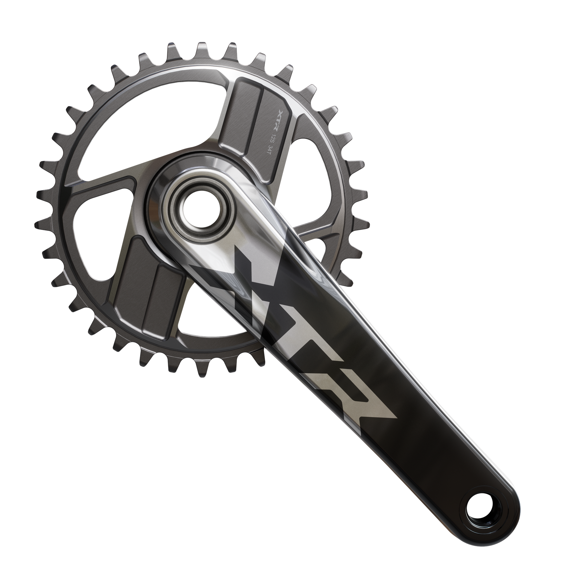 Kettenradgarnitur XTR FC-M9200 ohne Kettenblatt / 165 mm