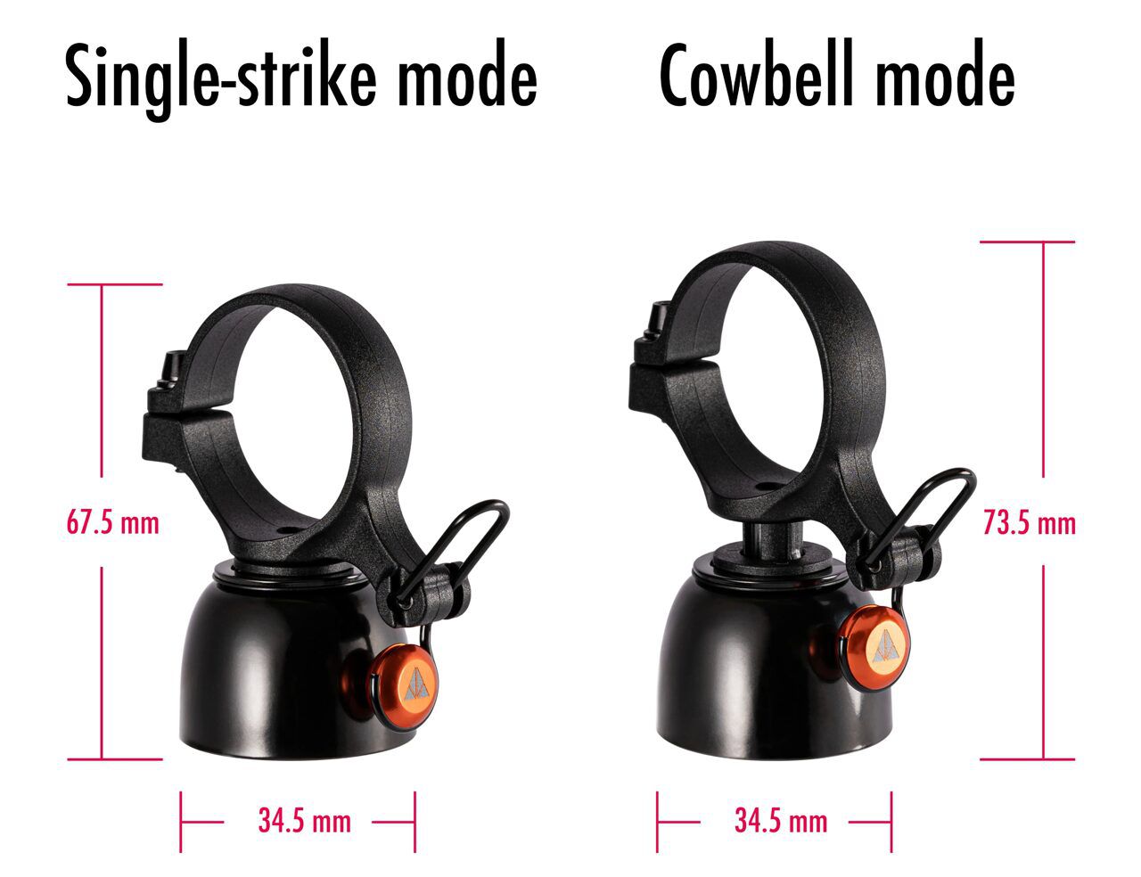 CRICKET BELL 2in1 Glocke / schwarz