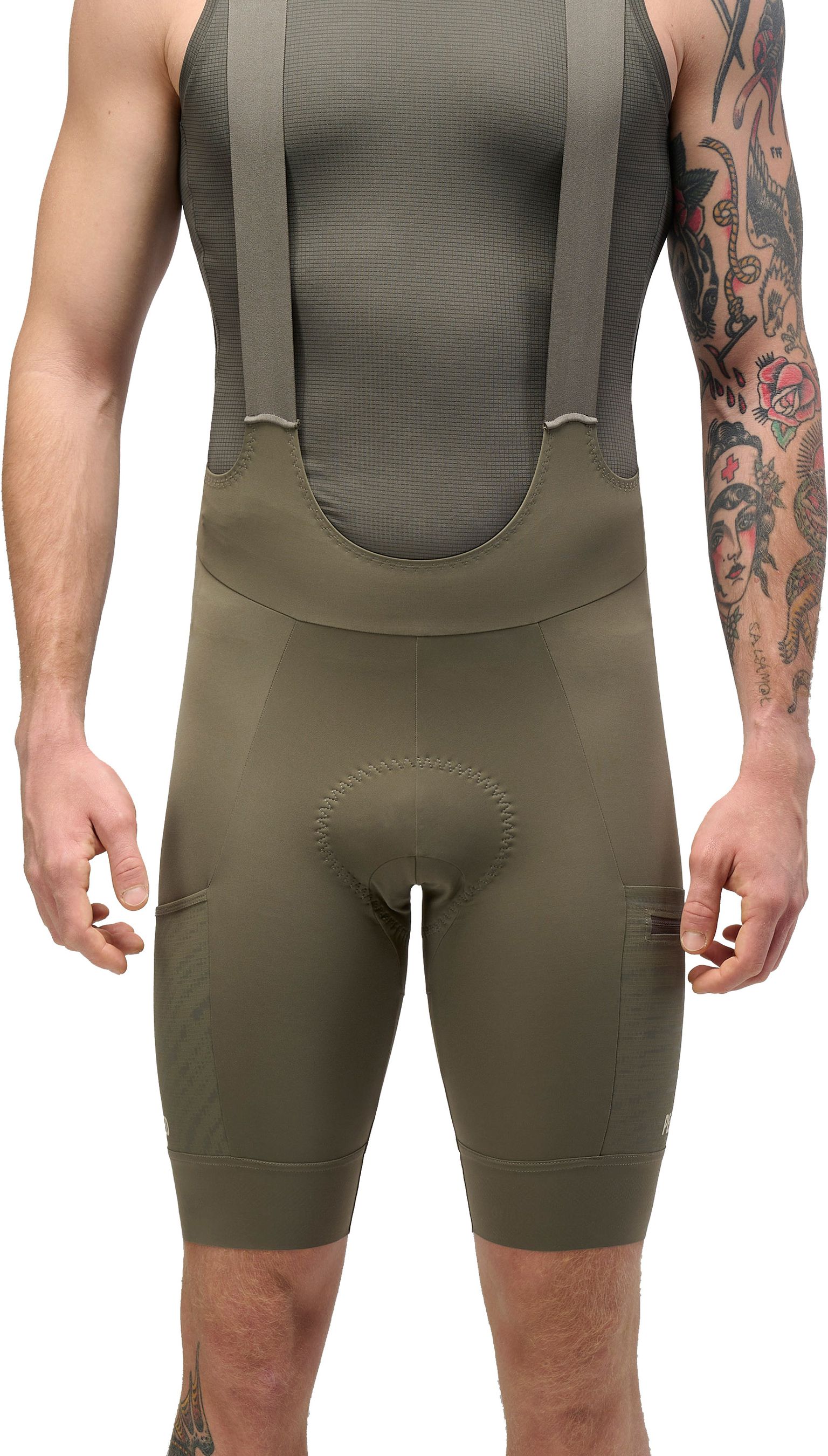 ODYSSEY Herren-Gravel-Trägerhose / military green / L