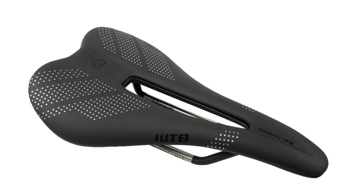 GRAVELIER TITANIUM Sattel / schwarz / 140mm