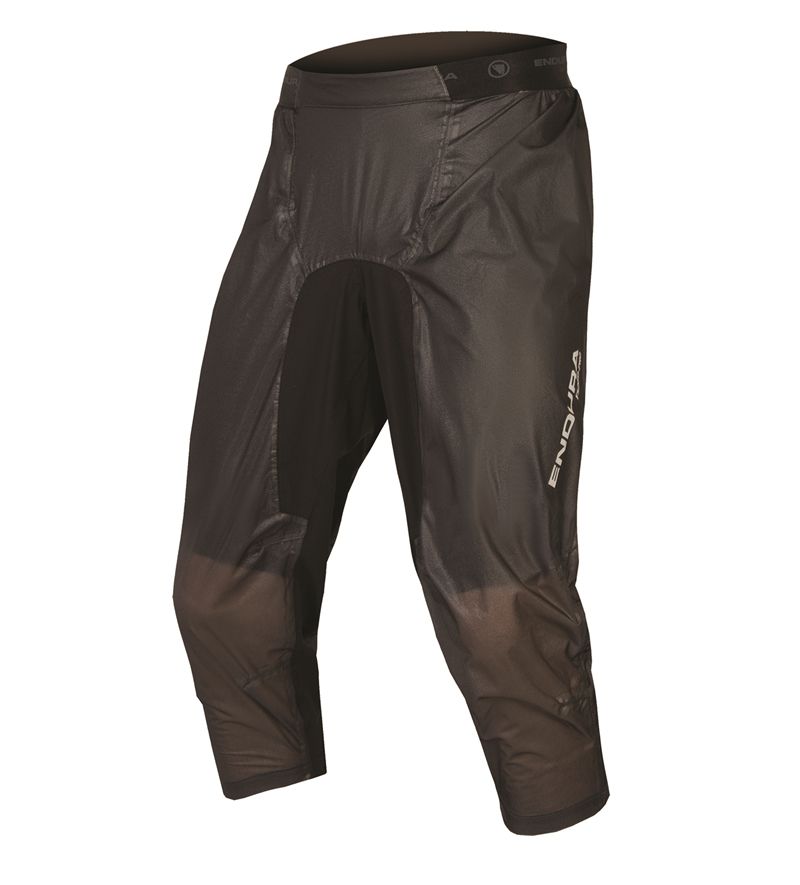 ADRENALINE II Herren-3/4-Regenhose / schwarz / XXL