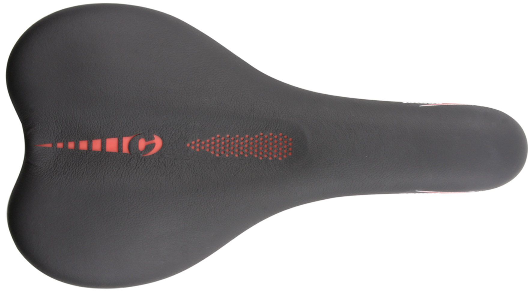 COMET Velosattel / schwarz-rot
