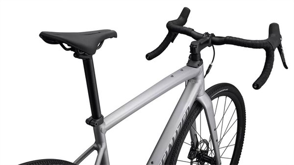 DIVERGE COMP E5 Gravelbike / satin silver dust smoke / 58 CM