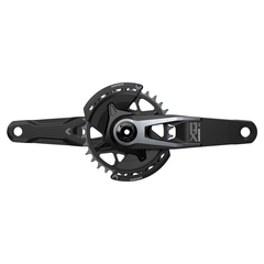 Crankset X0 Eagle AXS Transmission Q174 MTB Wide DUB / black/silver / 165mm/32t