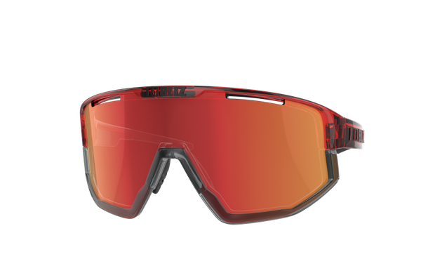 FUSION Sportbrille / transparent red