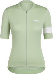 CORE Damen-Kurzarmtrikot / reseda/white alyssum / M