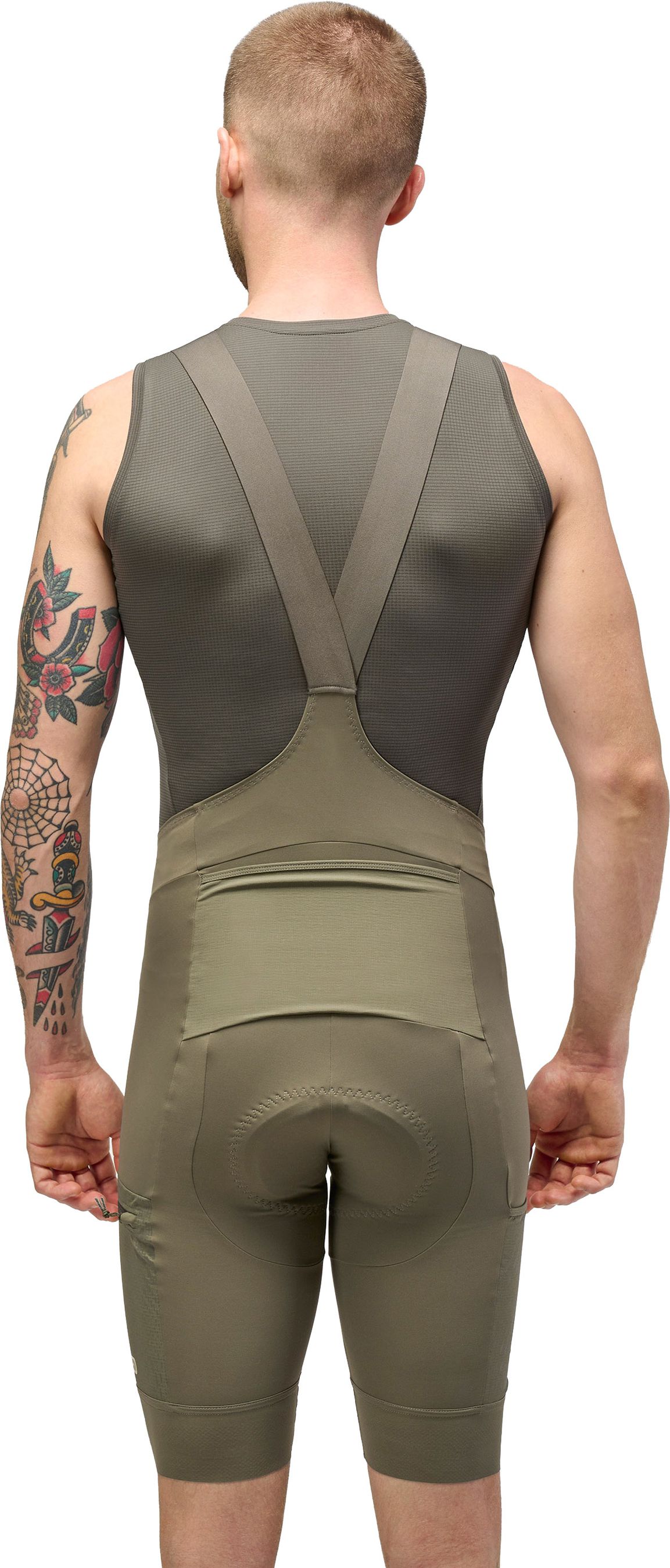 ODYSSEY Herren-Gravel-Trägerhose / military green / L