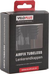 AIRFIX TUBELESS Lenkerendkappen Flickset / schwarz