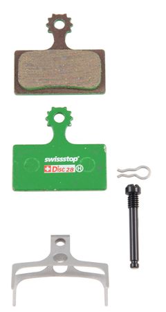 DISC C 28 Bremsbelag, organisch, für Shimano M985 / M785 / M675 / M615 / R785 u.a. / grün / ORGANISCH
