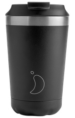 Chilly's Original Coffee Cup 340ml / Monochrome Black