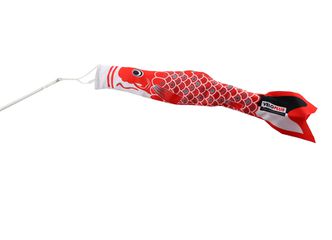VELOPLUS-FISCH Anhängerfahne für Veloanhänger / schwarz