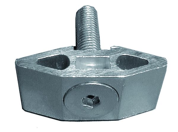 Lasche F15/3 2. Montage silber / silber