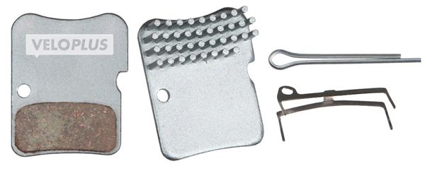 MAXPAD COOL Bremsbelag für XTR M975/XT M775/SLX M665/LX M585 / silber / organisch