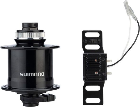 DH-UR705 Nabendynamo 12 mm Steckachse, Scheibenbremsen / schwarz / 32-Loch