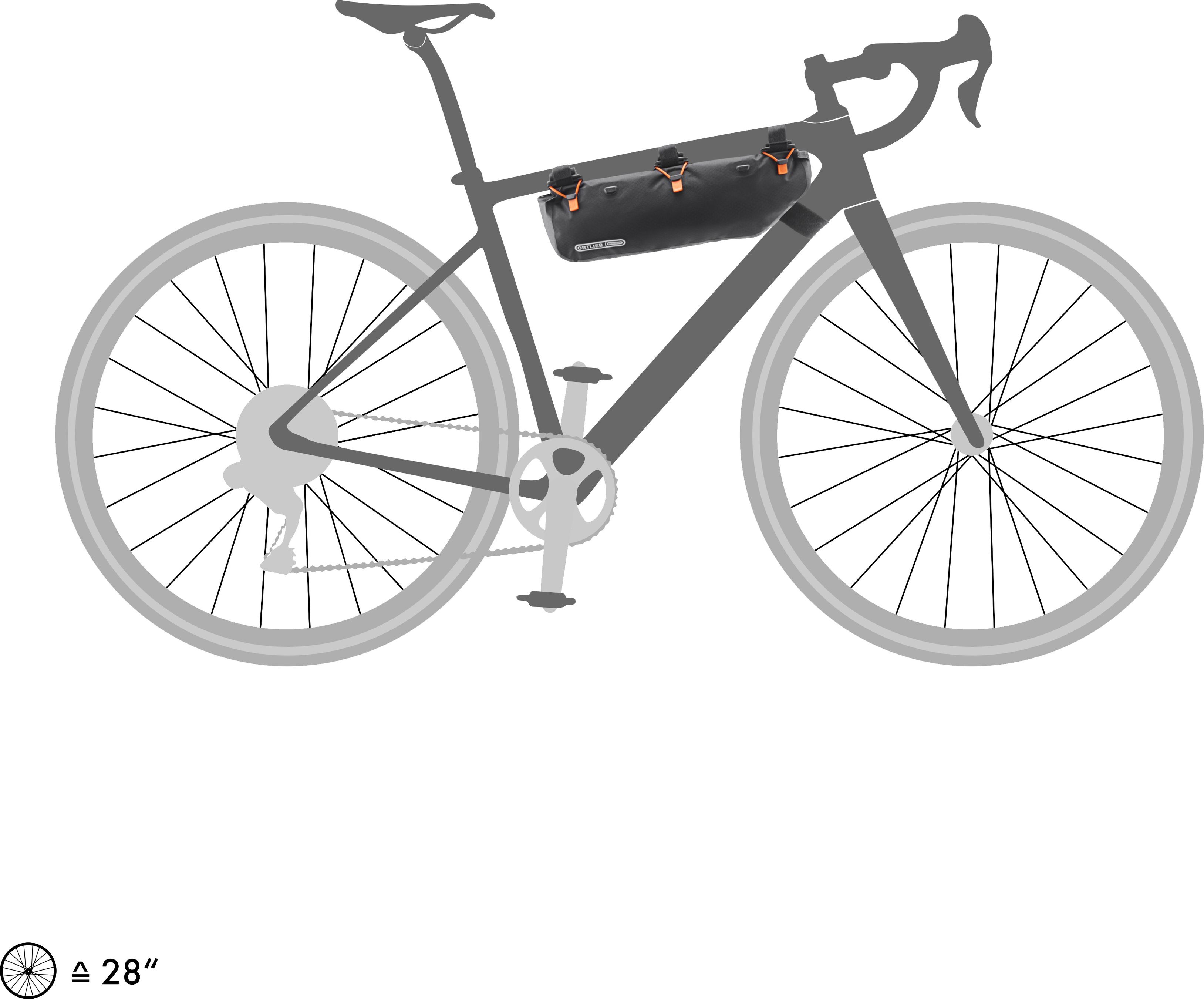 FRAME-PACK RC TOPTUBE Rahmentasche / black matt / 3l