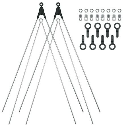 Strebenset Bluemels Basic & Stripes / silber