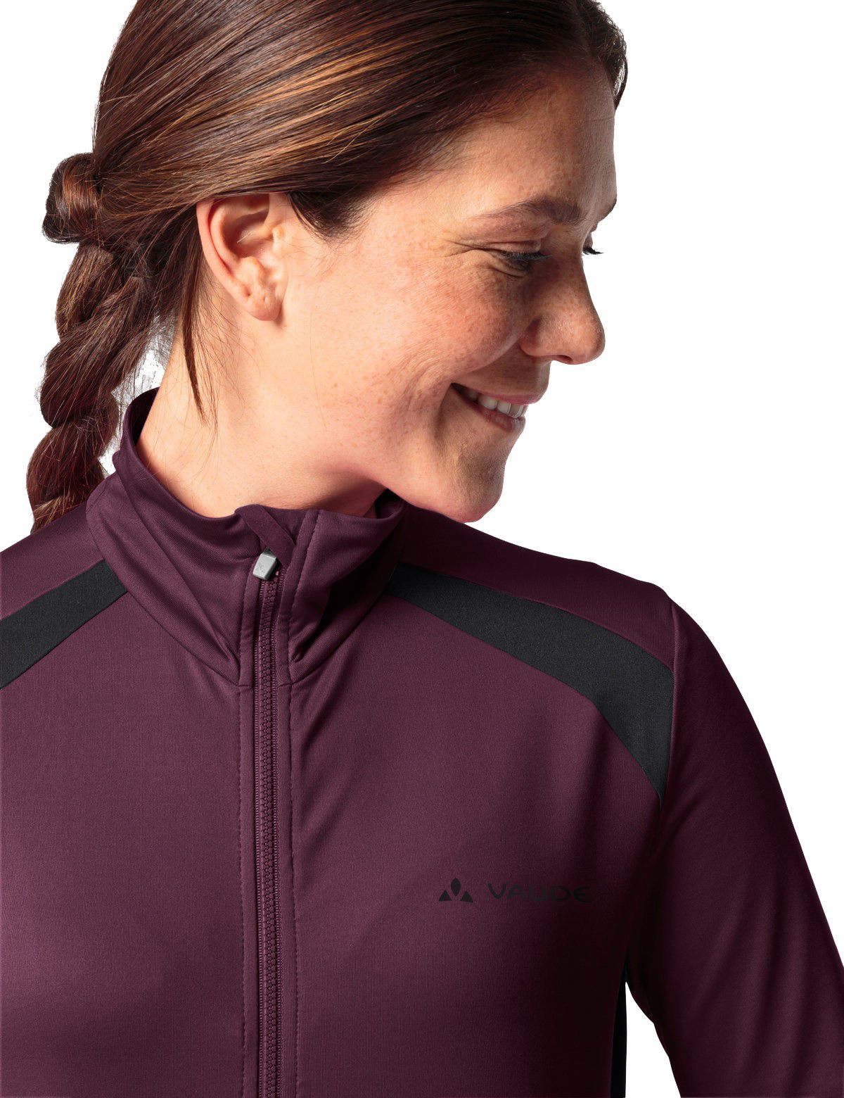 POSTA II Damen-Thermo-Langarmtrikot / cassis / 36