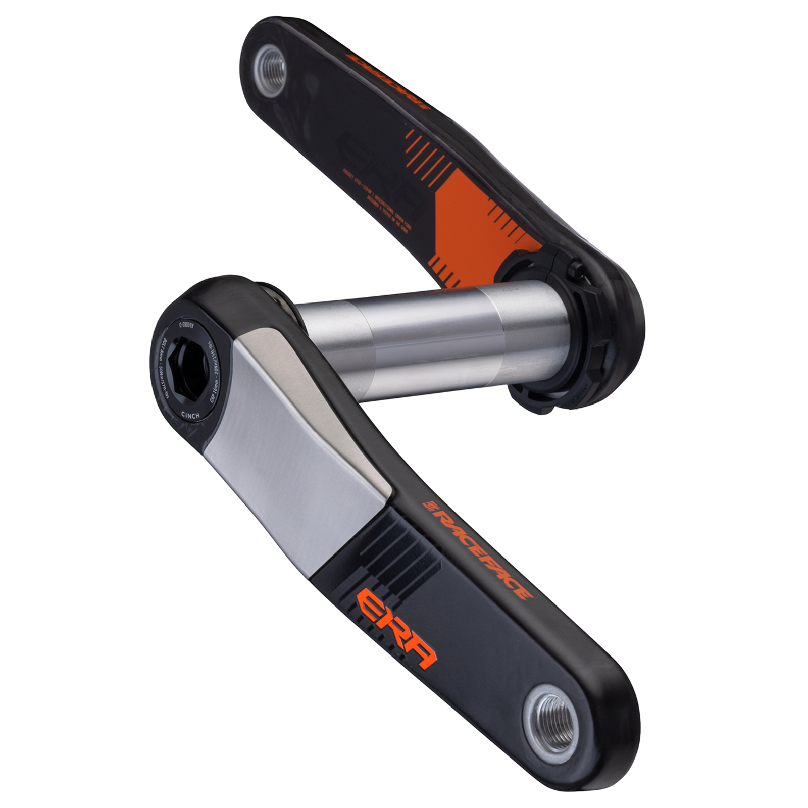 ERA Cinch Crankarm DM (RF136) / carbon/orange / 175mm