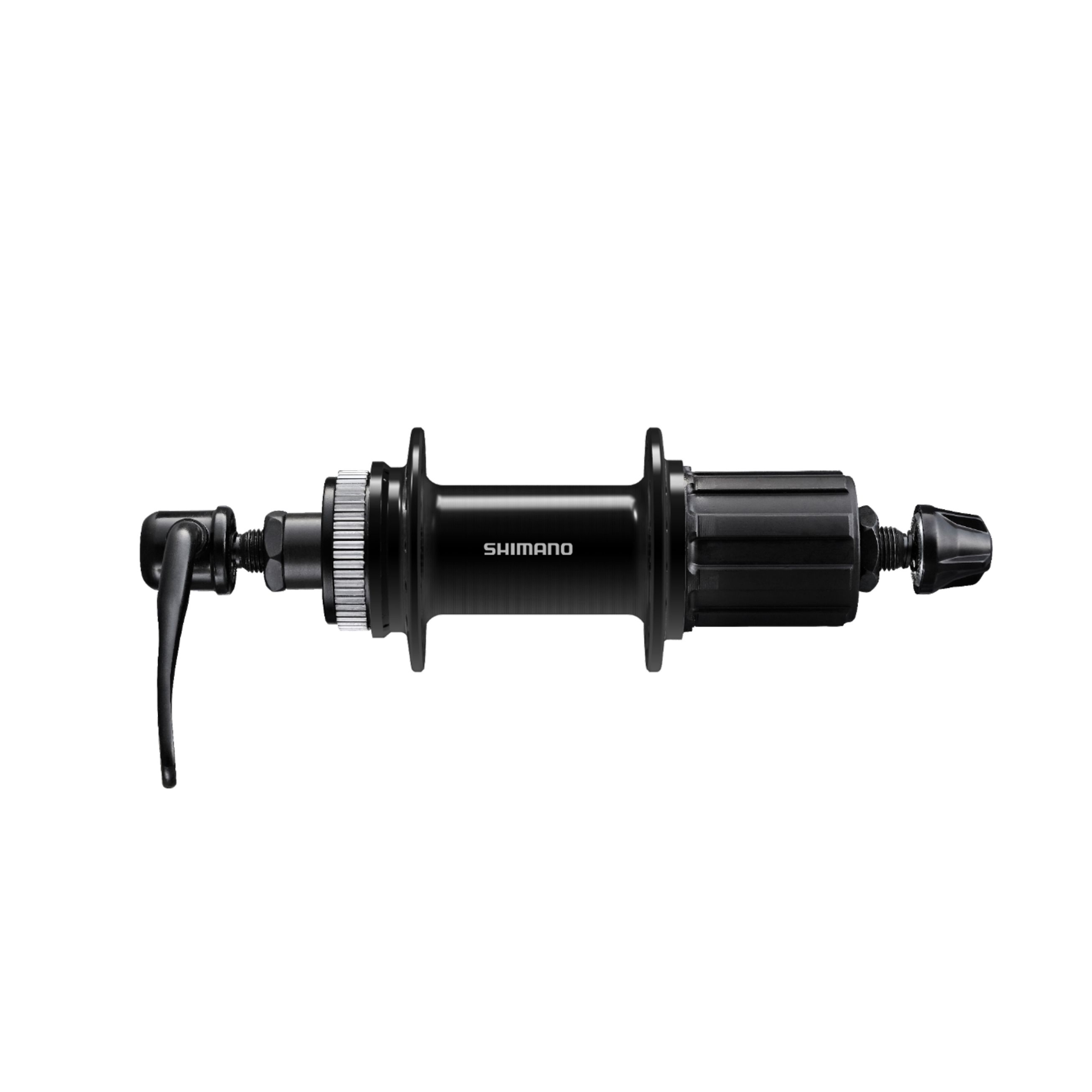 Shimano Hinterradnabe FH-QC400 / schwarz / 36L, Disc, CL, 135/5mm, (8-11Gang)