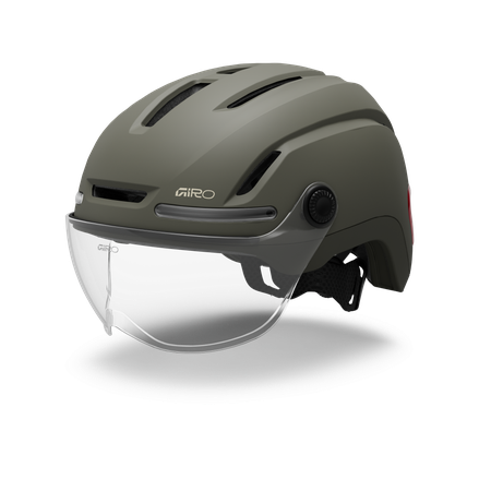 ETHOS MIPS LED SHIELD Velohelm / matte dark sage / L 59-63