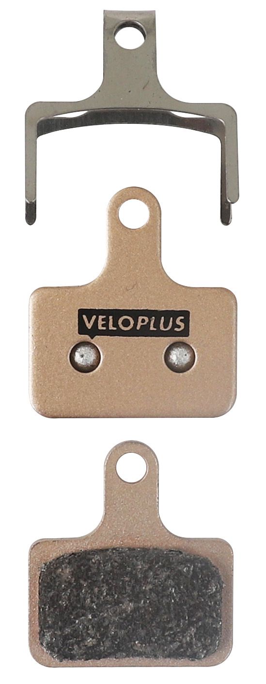 MAXPAD Bremsbelag für Shimano Road/Gravel+MTB Flatmount / bronze / gesintert