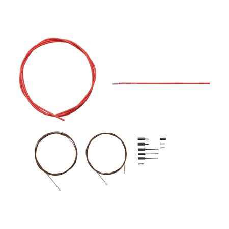 Schaltzug-Set Dura-Ace RS-900 Polymerbeschichtet / rot