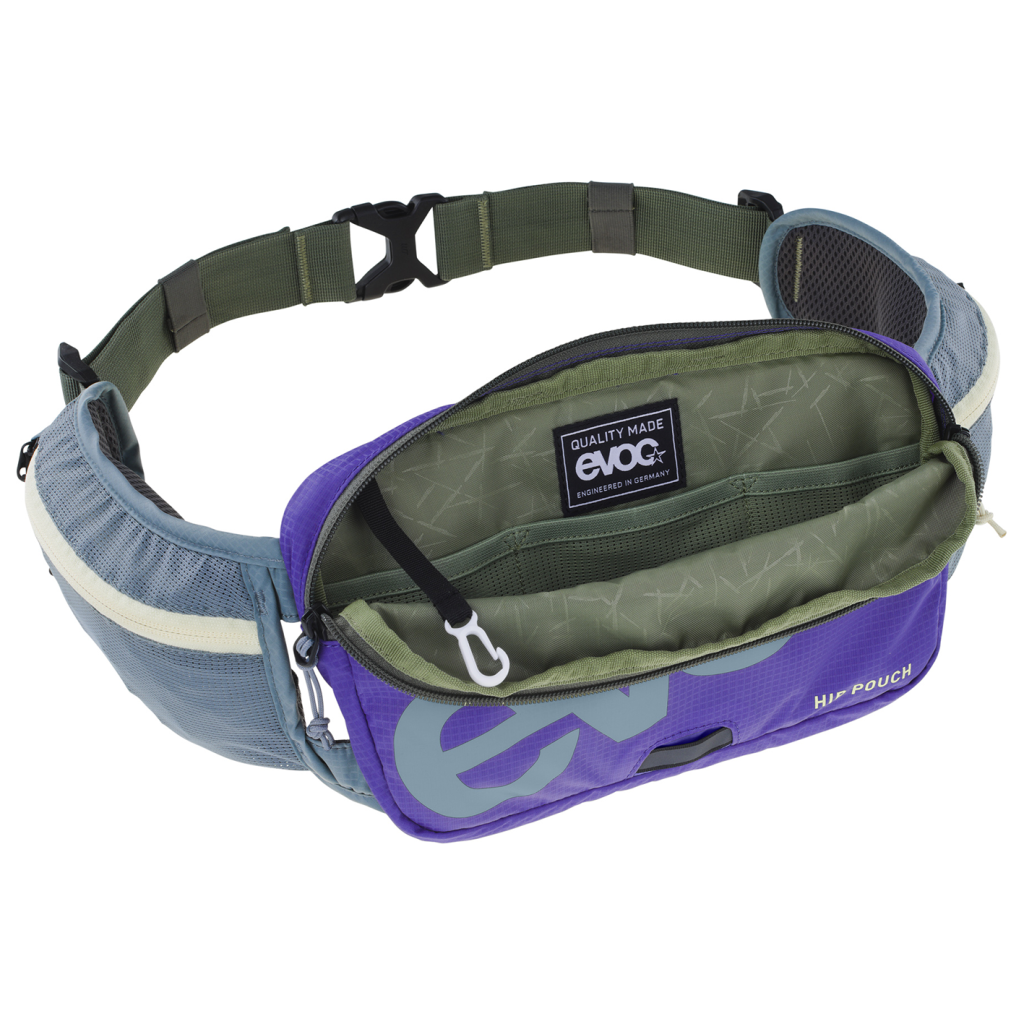 HIP POUCH, Hüfttasche  / steel/violet/dark olive