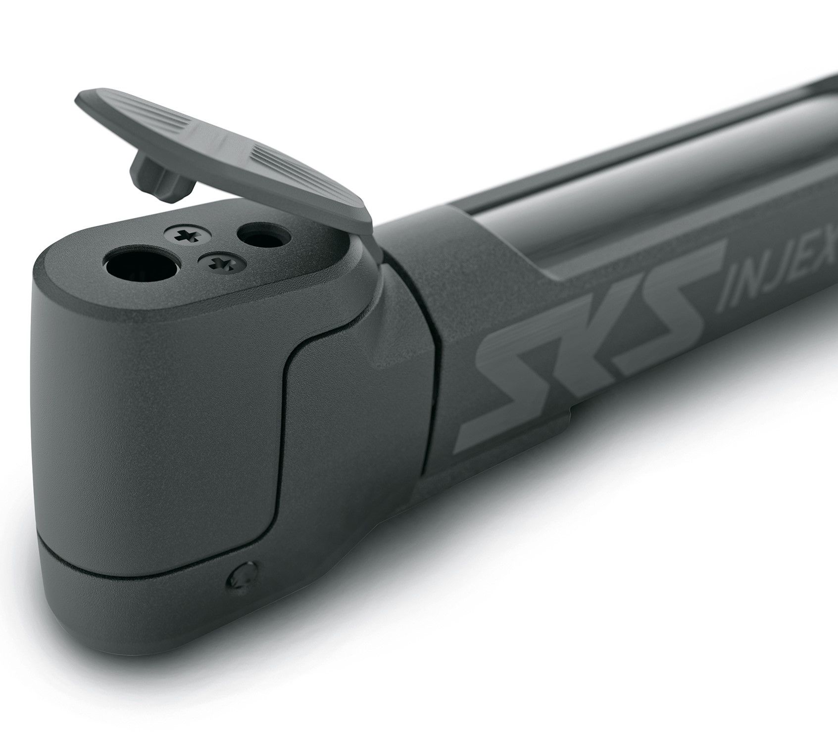 Minipumpe Injex Pro Alu- Kunststoff / schwarz, grau