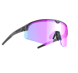 LAKE VICTORIA SMALL Sportbrille / shiny transp black/purple blue