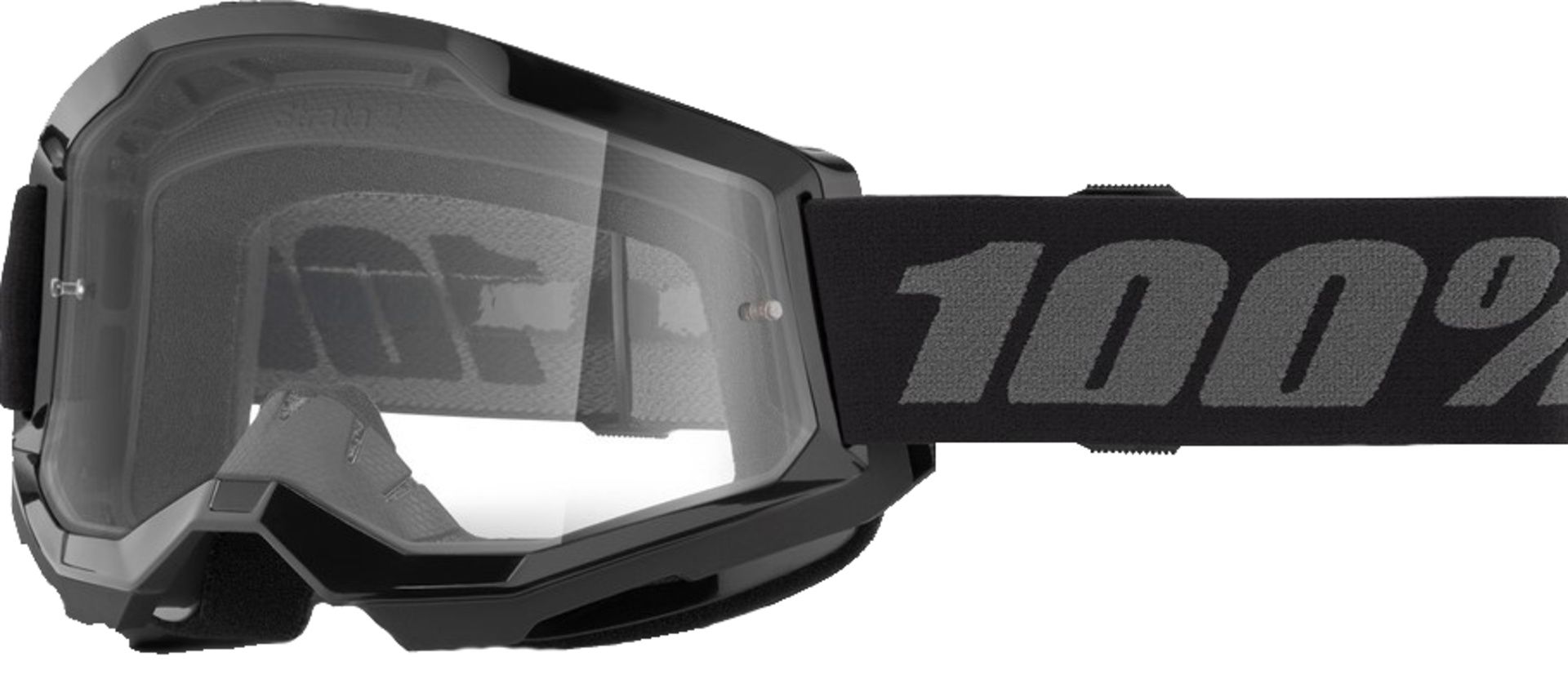 Goggle Strata 2 / Black - Clear Lens / schwarz