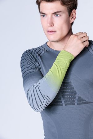 Men Invent FX Shirt LS / rhino grey light grey canary / XL