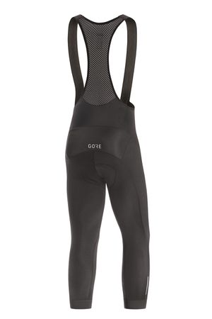 C3 Herren-3/4-Trägerhose mit Pad / black / S