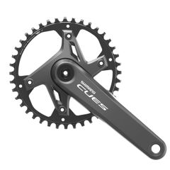 Kettenradgarnitur Cues FC-U6000 Single 9/10/11-Gang / schwarz / 170 mm, 40, 50, nein, kompatibel