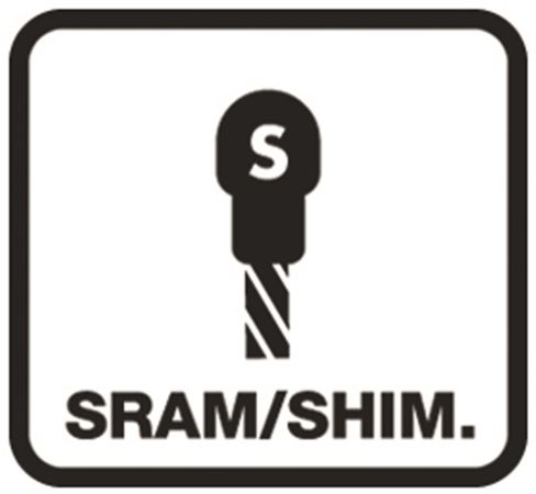 BREMSKABEL ROAD Shimano/SRAM, slick, inox 1.5 x 2000mm / silber