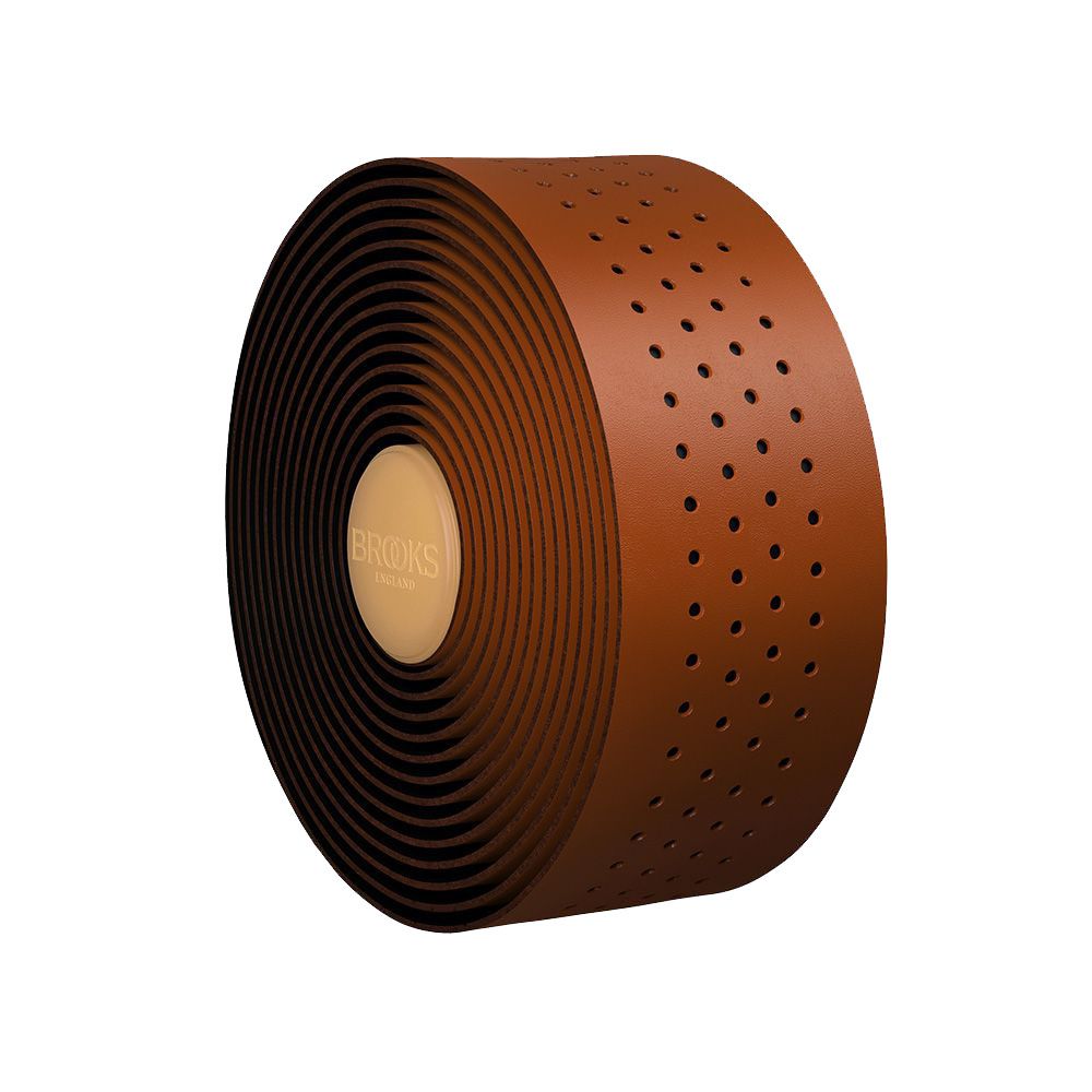 VINTAGE Leder-Lenkerband / honey brown