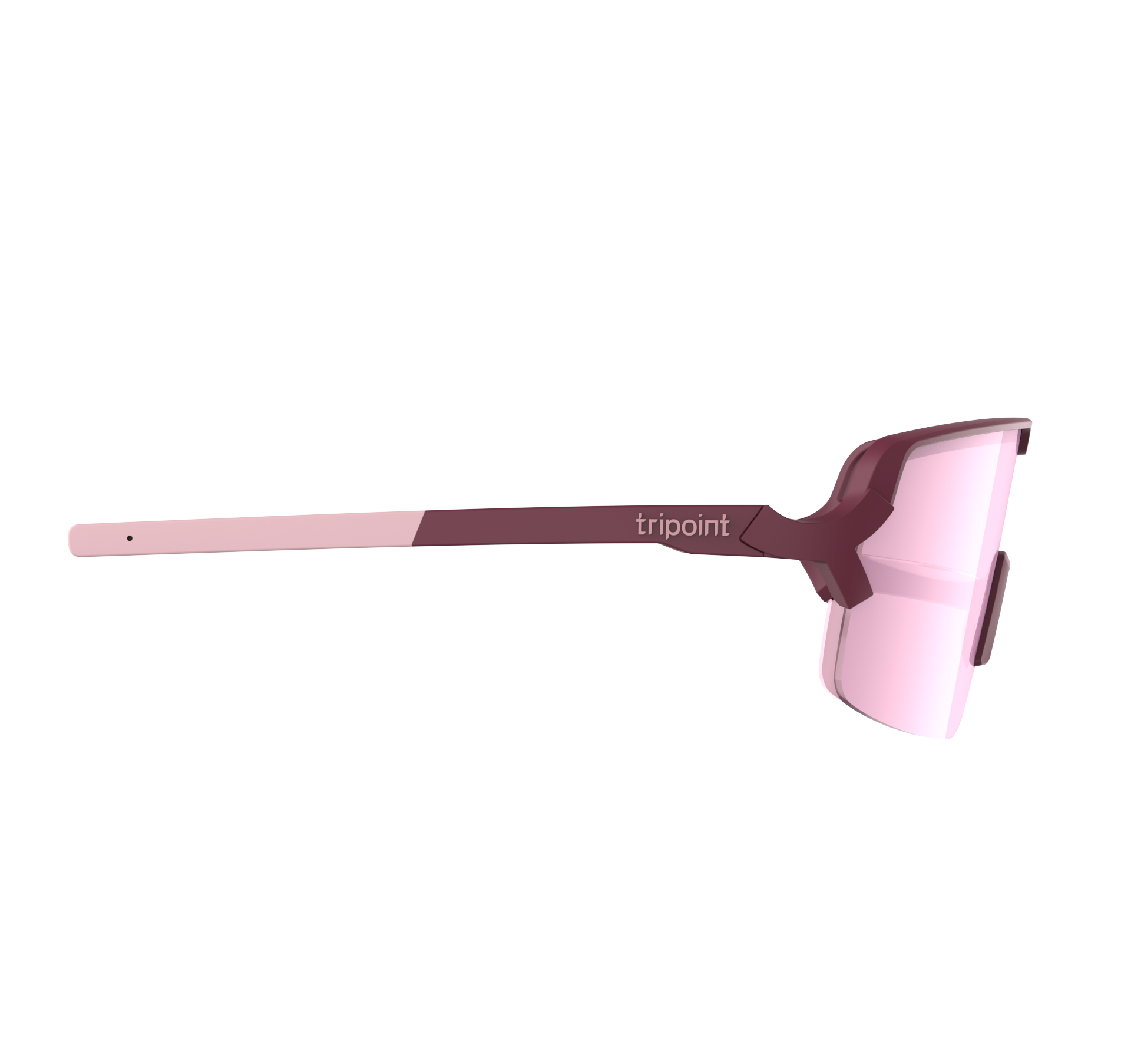 LAKE PRESPA SMALL Sportbrille / matt burgundy/brown pink multi