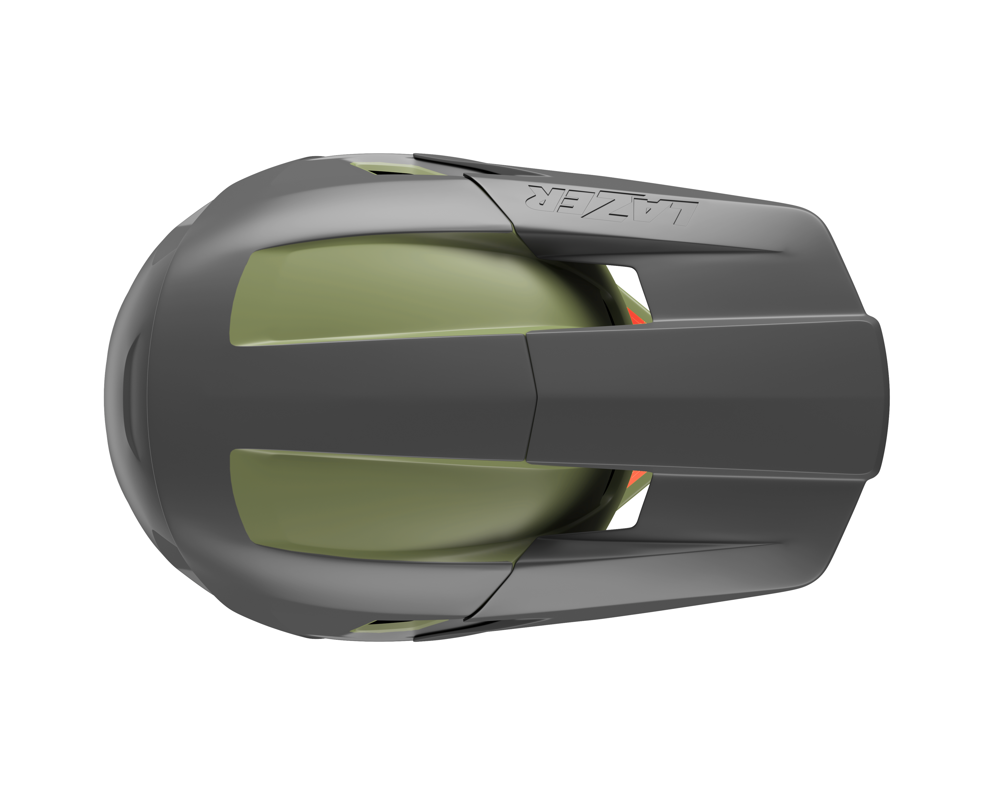 LAZER Unisex Extreme Chase Kineticore Helm / matte moss / L