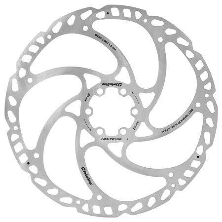 CATALYST ONE Bremsscheibe 6-Loch / silber / 160mm