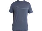 TECH LITE III CADENCE PATHS Herren-Merino-Kurzarms / graphite / XL