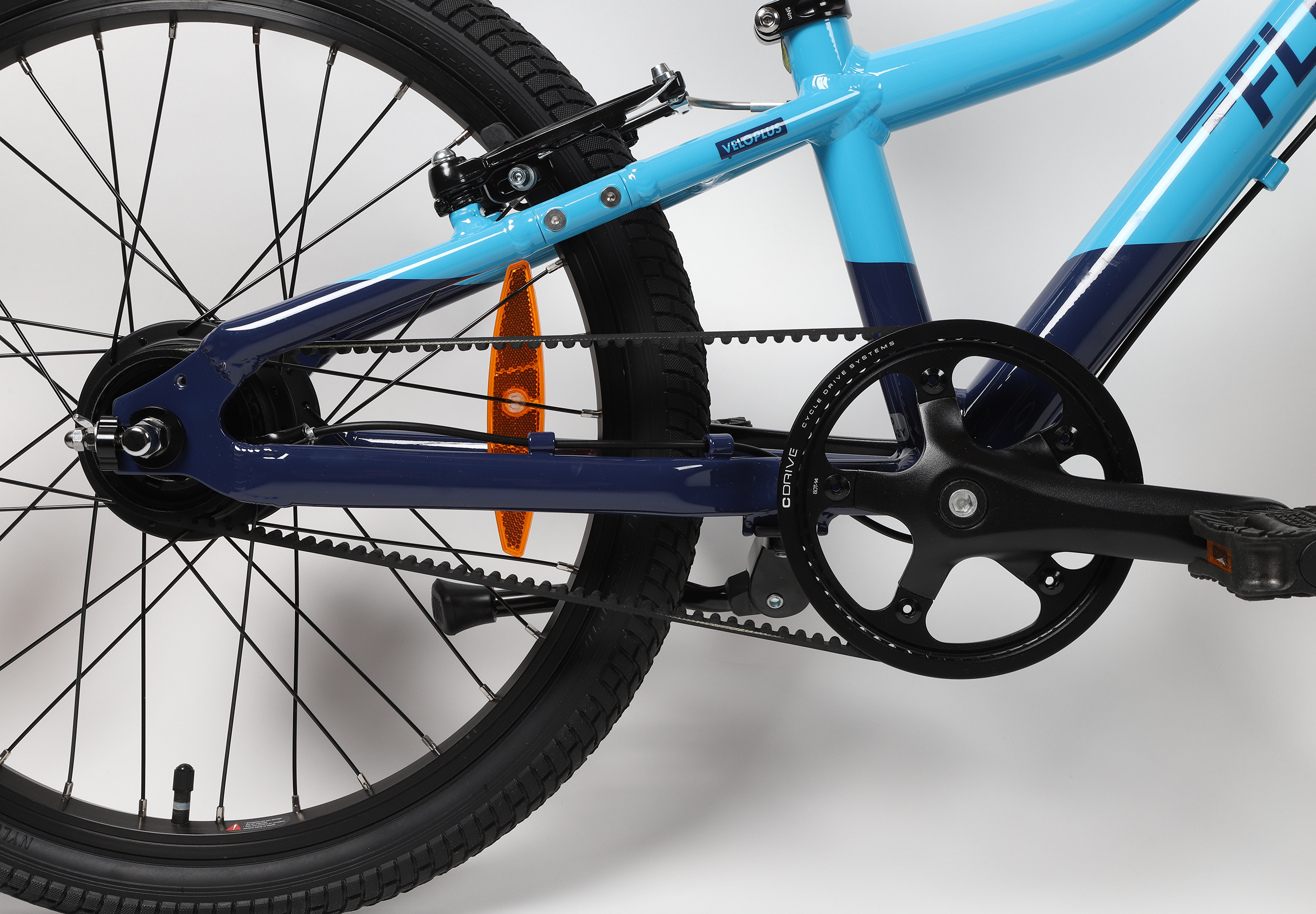 FLiZZi 20 RIEMEN Kindervelo / blau/dunkel / 20 ZOLL