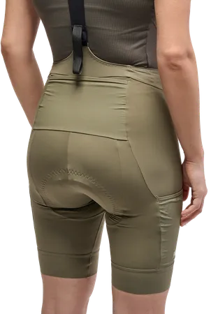ODYSSEY Damen-Gravel-Trägerhose / military green / M